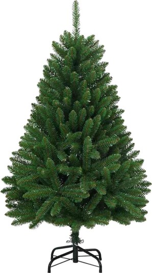  Kunstig juletre med LED  stripelys grønn 120 cm PVC og metall