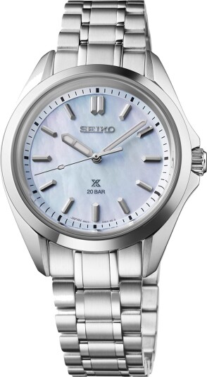 Seiko Dameklokke SUR607J1 Prospex Hvit/Stål Ø34 mm