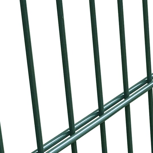 vidaXL 2D gjerdeport enkelt grønn 106 x 210 cm