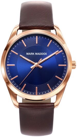 Mark Maddox Herreklokke HC2007 37 Classic Lær Ø41 mm
