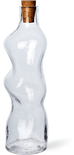 Ferm Living Dimple karaffel 1 L Clear