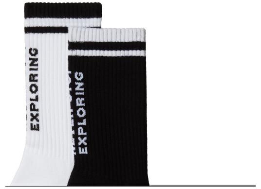 The North Face NSE Everyday Crew Sock - 2 Pack TNF Black/TNF White L (44-46)
