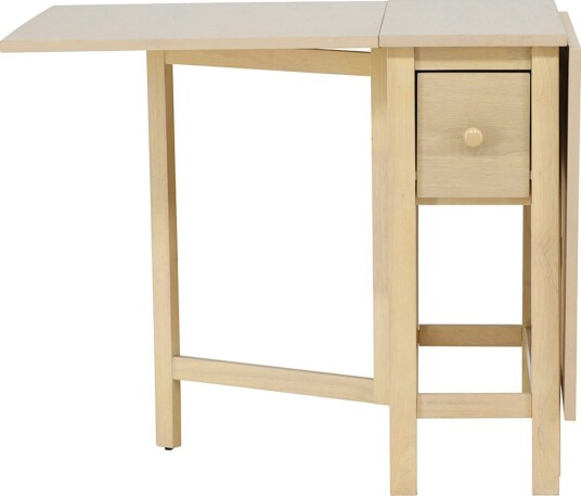 Venture Design Edward spisebord Whitewash 30 110 x 80 cm Hvit