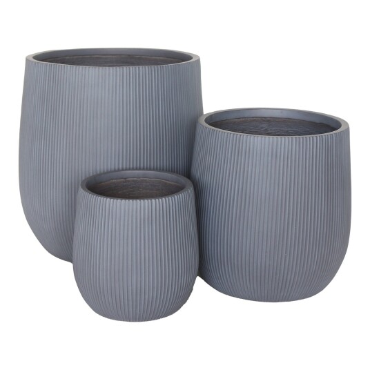 House Nordic Denton krukkesett med 3 9001155