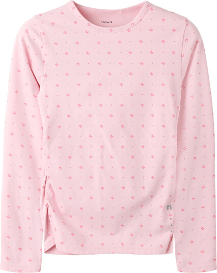 Name It Nkfthea Ls Slim Top Pink 134 140