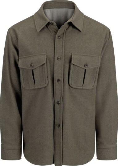 Caruso Overshirt wool 180"s M grønn herre