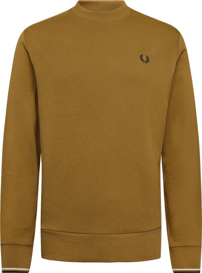 Fred Perry Crew Neck Sweatshirt   DKCA/DSKBL/NGTGR   L