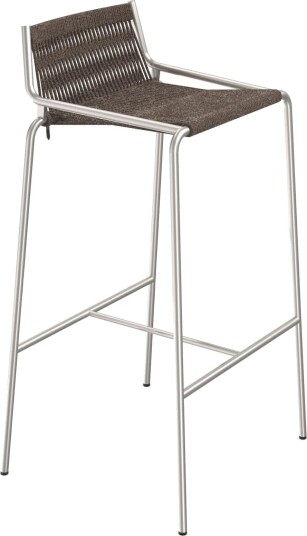 Thorup Copenhagen Noel Barkrakk Rustfritt Stål/ Grå Ull H77 cm