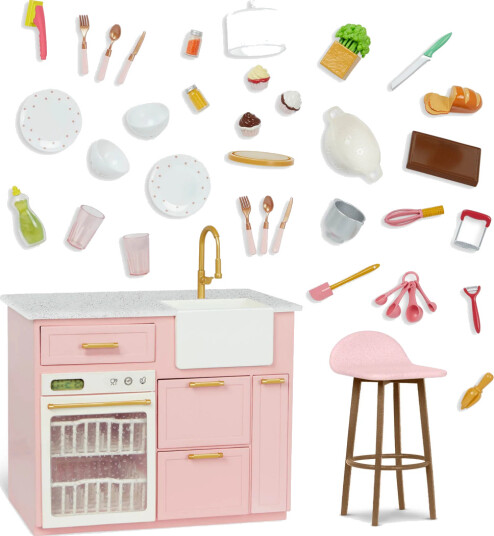 Our Generation Tilbehør Elektrisk Cooking Island set