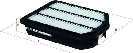 Luftfilter MAHLE ORIGINAL LX 2687