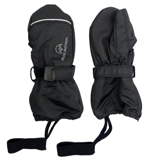 Peak Motion Fullzip Winter Mitt Kids Black 2 2-3år Peak Motion Fullzip Winter Mitt Kids Black 2 2-3år