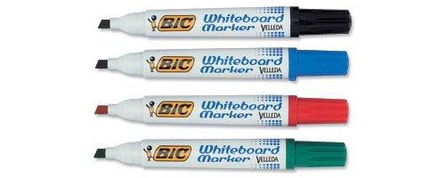 BIC Whiteboardpenn BIC Velleda 1701 ass  4 