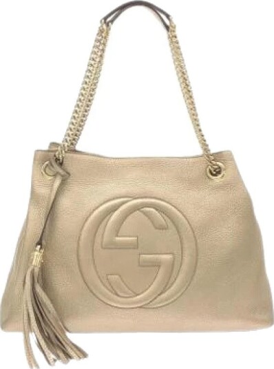 Gucci Vintage Dame Pre owned Beige ONE SIZE,