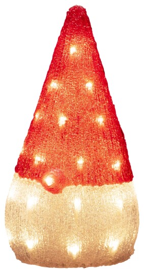 Gnosjö Konstsmide Dekorasjonsfigur Gnosjö Konstsmide Nisse Akryl 37cm LED 6238 103 Gnosjö Konstsmide Dekorasjonsfigur Gnosjö Konstsmide Nisse Akryl 37cm LED 6238 103