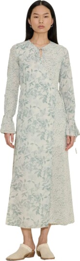 Holzweiler Valery Print Dress Kjole Grønn Mønster female XS Holzweiler Valery Print Dress Kjole Grønn Mønster female XS