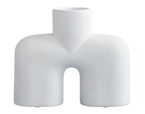 101 Copenhagen Cobra Uno Vase Medio Bone Hvit Lampemesteren