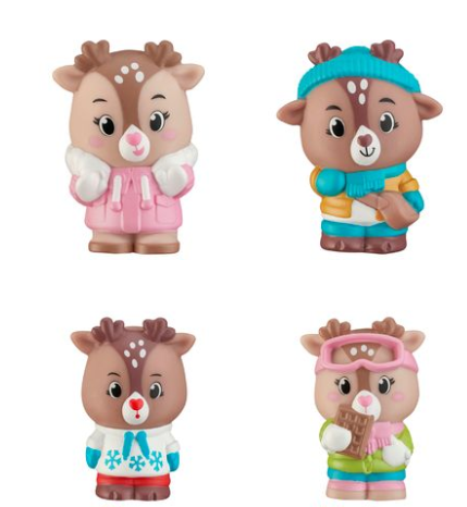 Timber Tots by Klorofil Renne Family Set of 4  KF700308F 