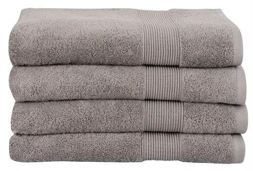 By Borg Økologisk badehåndkle - 70x140 cm - 100% GOTS-sertifisert bomull - Grått badehåndkle fra Premium