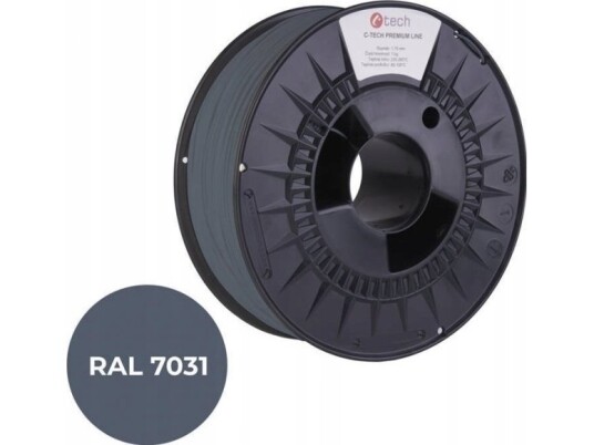 Filament 3D C-Tech Premium Line Petg Ral7031 1,75Mm 1Kg Blue Grey