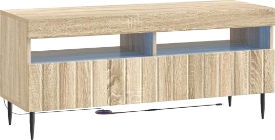 vidaXL LED TV skap Sonoma eik Konstruert tre