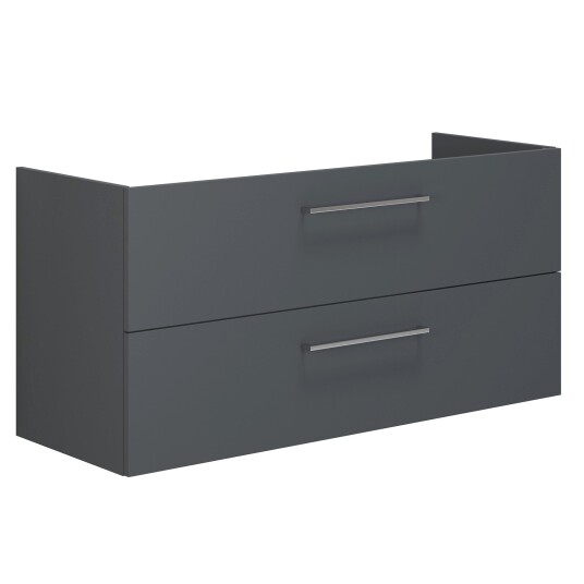 Dansani Mido+ Servantskap 2 Skuffer B60-120xd44cm Uten Servant Grå Matt / 120cm