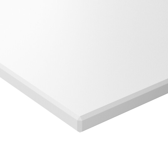 INR Iconic Nordic Rooms AIR Unlimited Benkeplate Måltilpasset Opp til 2408mm Plain White Satin / 200cm INR Iconic Nordic Rooms AIR Unlimited Benkeplate Måltilpasset Opp til 2408mm Plain White Satin / 200cm