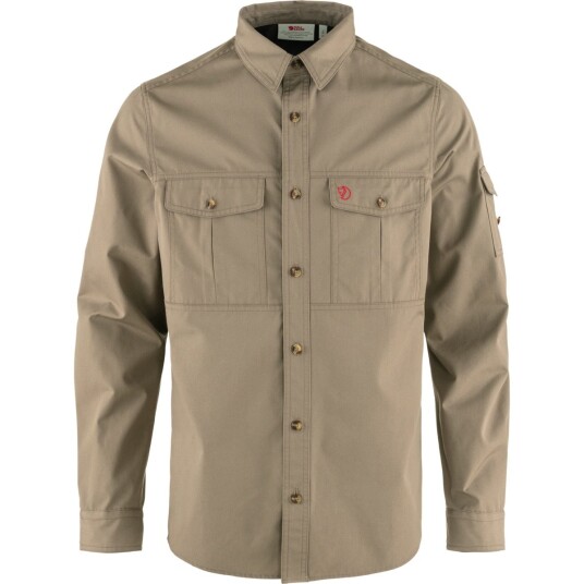 Fjellreven Men's Sarek Trekking Shirt Suede Brown M