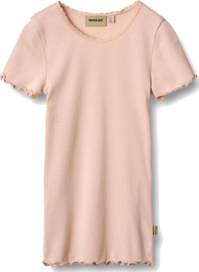Wheat Rib T-Shirt Short Sleeve Katie Rosa 116/6Y Wheat Rib T-Shirt Short Sleeve Katie Rosa 116/6Y