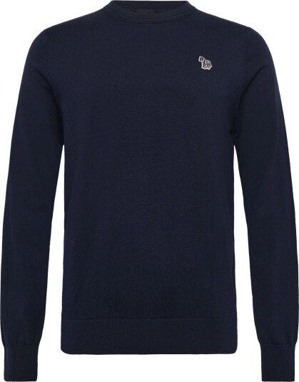 PS Paul Smith Mens Sweater Crew Neck Zeb Bad   Navy   S