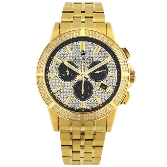 Louis XVI Majesté Out 1037 - Herre - 44 mm - Analog - Kvarts urverk - Safirglass