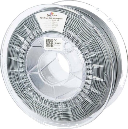 Spectrum PLA High Speed Filament 1.75 mm 1000 g Silver Star 81067