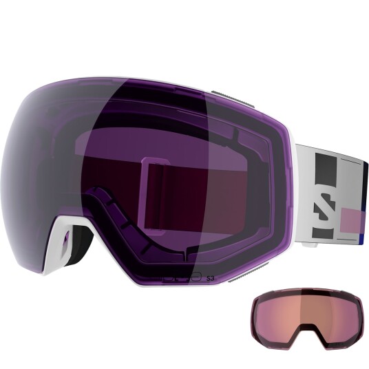 Salomon Radium Prime Sigma and Extra Lens White/pink NS Salomon Radium Prime Sigma and Extra Lens White/pink NS