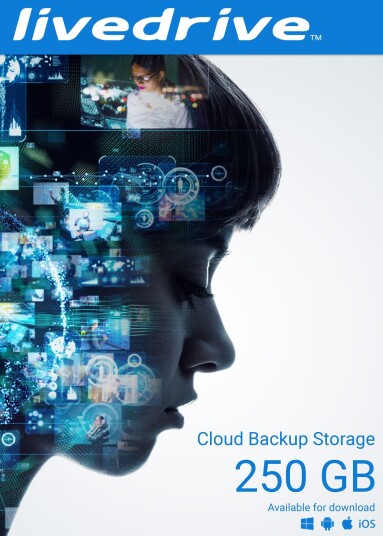 Livedrive Cloud Backup Storage 250GB - 3 Mobile Devices - 1 Year - iOS Livedrive Cloud Backup Storage 250GB - 3 Mobile Devices - 1 Year - iOS