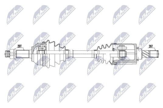Nty Drivaksel NTY NPW NS 068 Nty Drivaksel NTY NPW NS 068