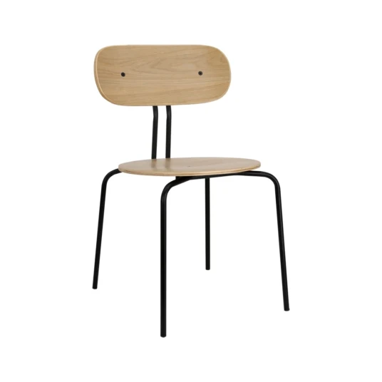 Umage Curious spisestol eik/svart metall Umage Curious spisestol eik/svart metall