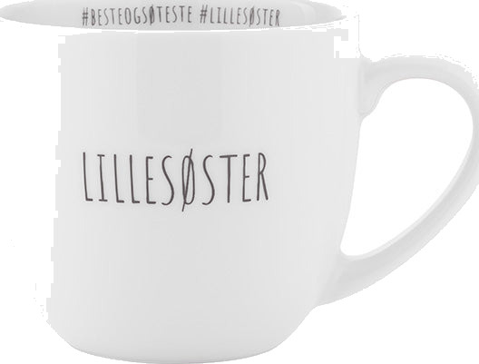 Porsgrunds Porselænsfabrik Hashtag Lillesøster Krus 38cl Porsgrunds Porselænsfabrik Hashtag Lillesøster Krus 38cl
