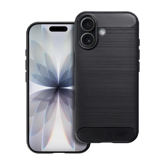 OEM Karbondeksel til iPhone 17 Svart