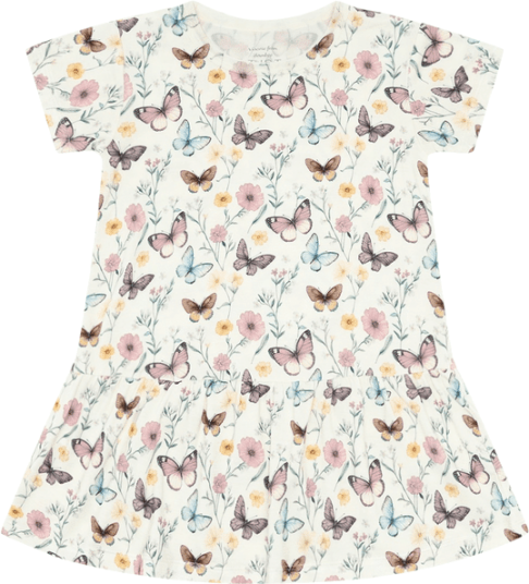 Hust&Claire bambus Hust and Claire Hcfuia Butterfly kjole i bambus Ivory 134