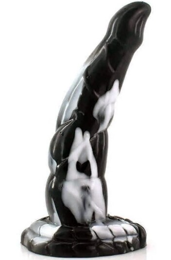 Lonykle Dildo Black/White 21,5 cm