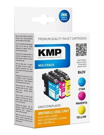 KMP TRIPLE PACK B63V - Blekkpatron Colour (cyan, magenta, yellow)