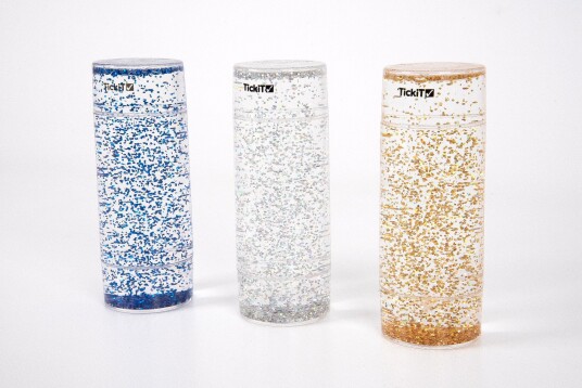 TickiT Sanserør Glitterstorm 3 stk