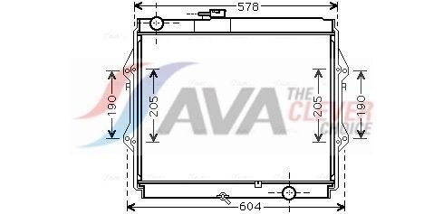 Radiator AVA Clever Choice TOA2642 Radiator AVA Clever Choice TOA2642