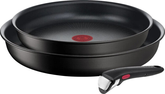 Tefal Ingenio Unlimited stekepannesett 3 deler Sort