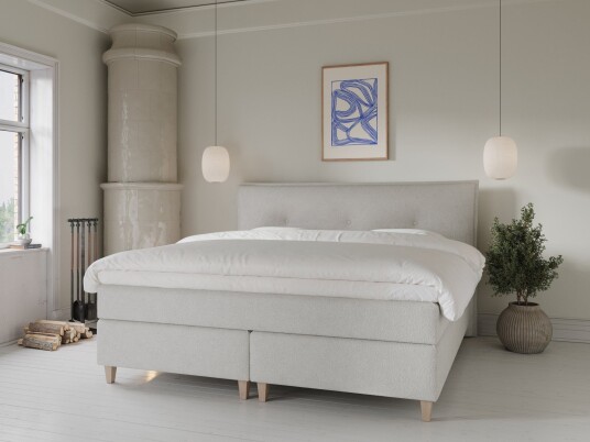 Nordic Dream Snefrid Fjord 220x220 Bouclé cream