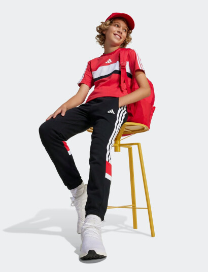 adidas Sportswear J 3S Tib T Red 164 adidas Sportswear J 3S Tib T Red 164