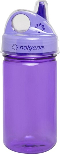 Nalgene Grip-n-Gulp Drikkeflaske Barn 350 mLilla