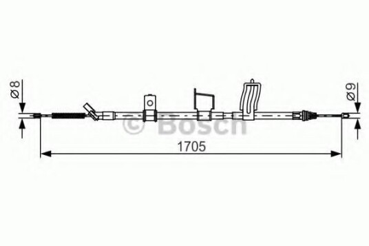 Bremsewire BOSCH 1 987 482 339