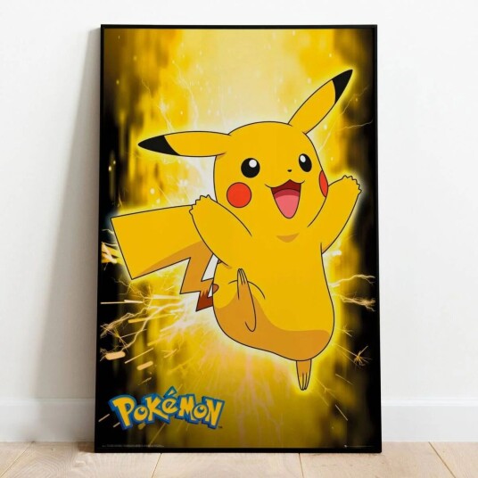 Pokemon Plakat Pikachu Neon - 91,5 x 61 cm Pokemon Plakat Pikachu Neon - 91,5 x 61 cm