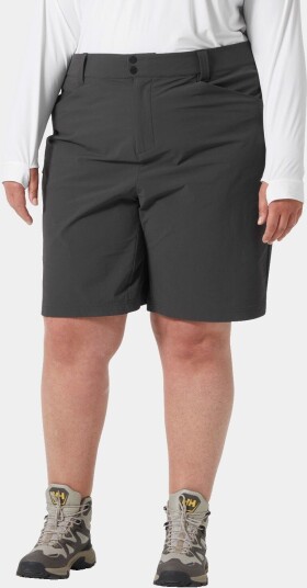Helly Hansen Brona Softshell Plus Shorts Dame Grå 2x Grønn2X