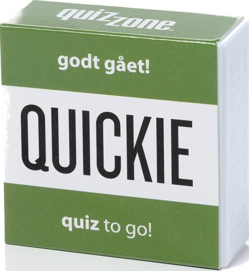QuizZone Quickie Godt Gået Norsk Quizspill